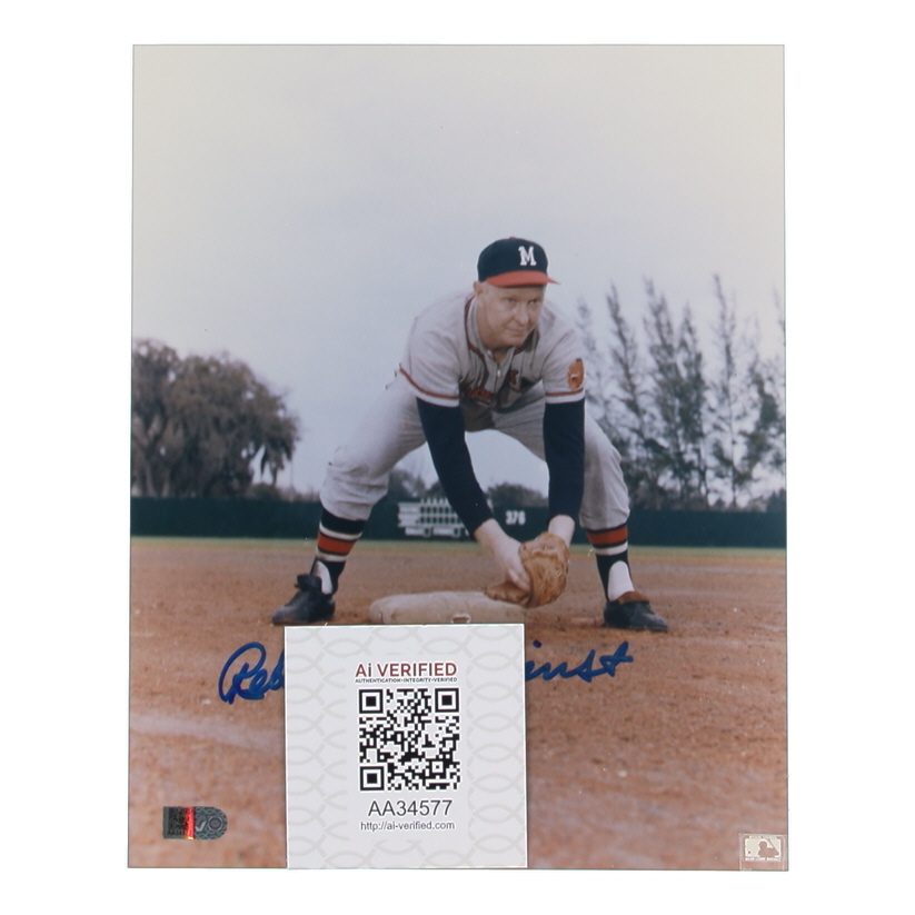 Red Schoendienst Signed Braves 8x10 Photo (AIV) at PristineAuction.com Red Schoendienst Signed Braves 8x10 Photo (AIV) at PristineAuction.com