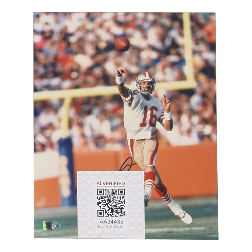 Joe Montana Signed 49ers 8x10 Photo (AIV) at PristineAuction.com Joe Montana Signed 49ers 8x10 Photo (AIV) at PristineAuction.com