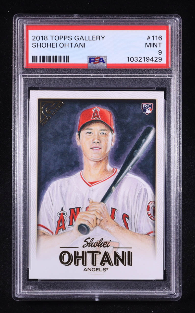 Shohei Ohtani 2018 Topps Gallery Artist Proof #116 RC (PSA 9) at PristineAuction.com Shohei Ohtani 2018 Topps Gallery Artist Proof #116 RC (PSA 9) at PristineAuction.com