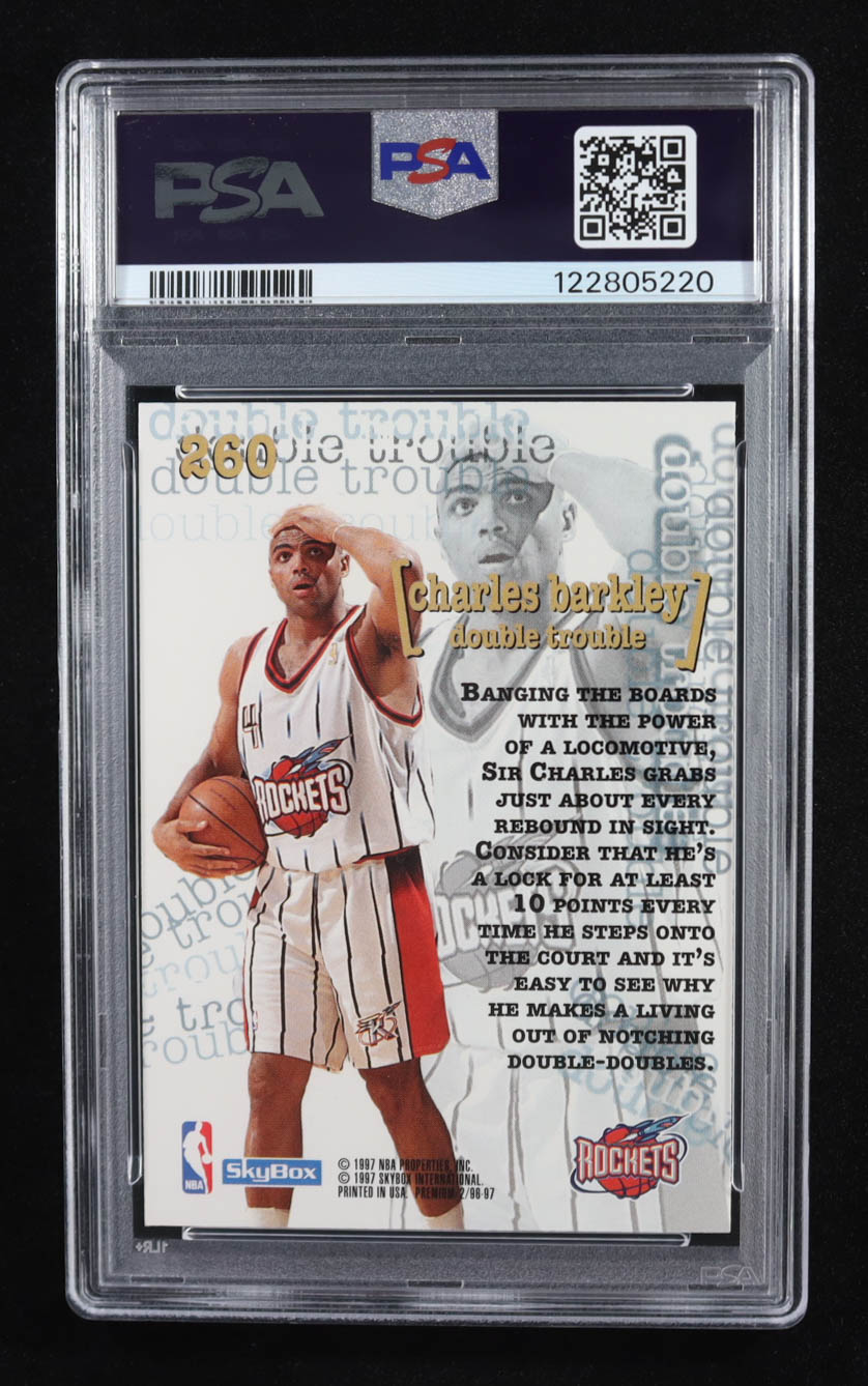 Charles Barkley 1996 Skybox Premium #260 (PSA 10) at PristineAuction.com Charles Barkley 1996 Skybox Premium #260 (PSA 10) at PristineAuction.com