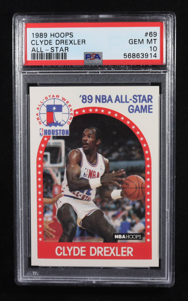 Clyde Drexler 1989 Hoops All-Star #69 (PSA 10)