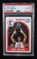 Karl Malone 1989 Hoops All-Star #116 (PSA 10) at PristineAuction.com