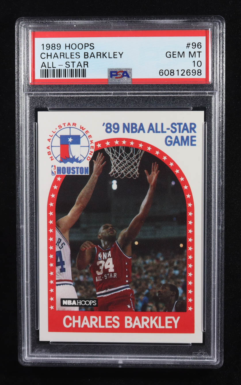 Charles Barkley 1989 Hoops All-Star #96 (PSA 10) at PristineAuction.com Charles Barkley 1989 Hoops All-Star #96 (PSA 10) at PristineAuction.com