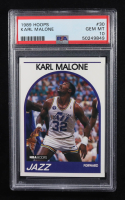 Karl Malone 1989 Hoops #30 (PSA 10) at PristineAuction.com