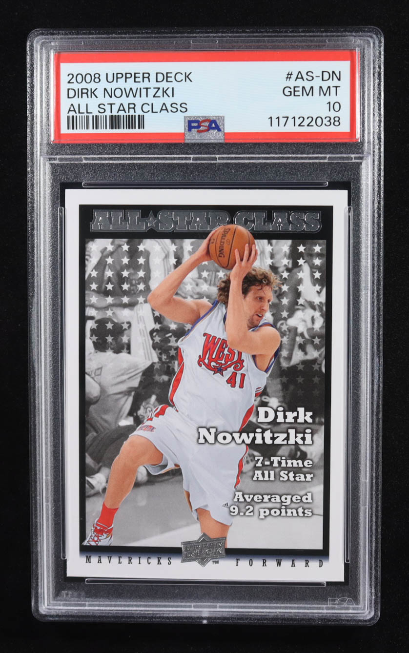 Dirk Nowitzki 2008 Upper Deck All Star Class #ASDN (PSA 10) at PristineAuction.com Dirk Nowitzki 2008 Upper Deck All Star Class #ASDN (PSA 10) at PristineAuction.com