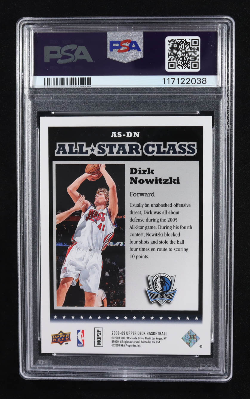 Dirk Nowitzki 2008 Upper Deck All Star Class #ASDN (PSA 10) at PristineAuction.com Dirk Nowitzki 2008 Upper Deck All Star Class #ASDN (PSA 10) at PristineAuction.com