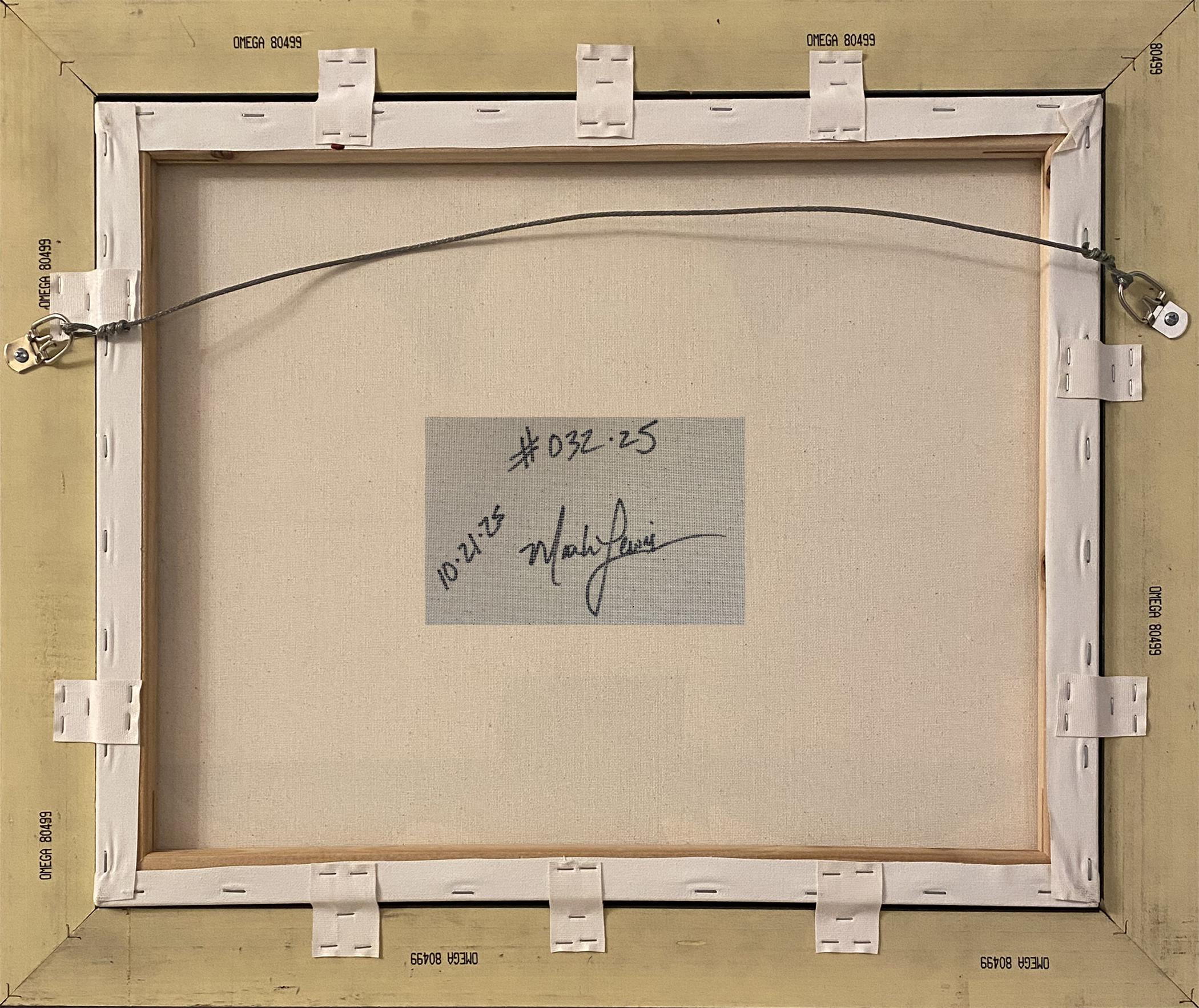 Mark Lewis Custom Framed Original Painting On Canvas #032-25 (Lewis) at PristineAuction.com Mark Lewis Custom Framed Original Painting On Canvas #032-25 (Lewis) at PristineAuction.com