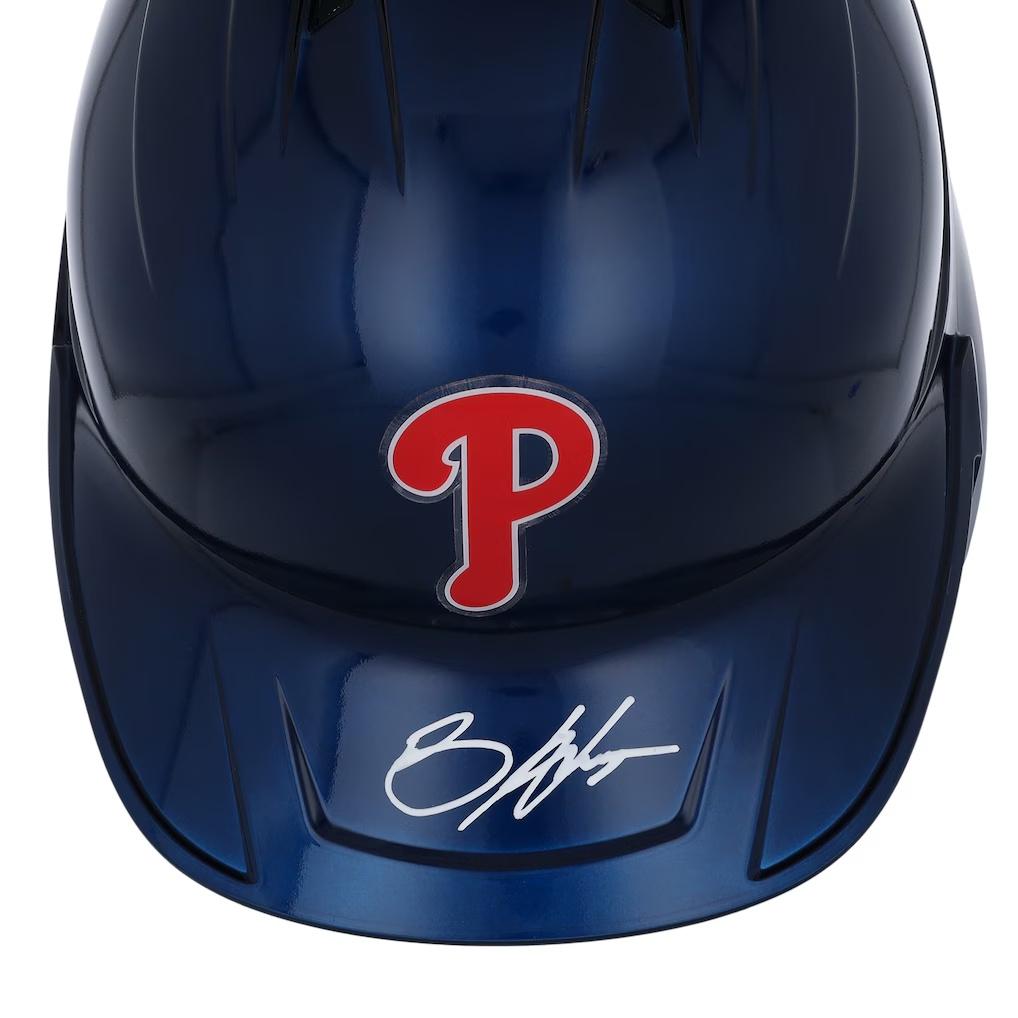 Bryce Harper Signed Phillies Full-Size Batting Chrome Helmet (Fanatics) at PristineAuction.com Bryce Harper Signed Phillies Full-Size Batting Chrome Helmet (Fanatics) at PristineAuction.com