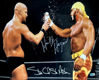 Hulk Hogan & "Stone Cold" Steve Austin Signed WWE 16x20 Photo (Beckett) at PristineAuction.com