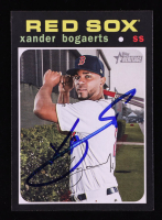 Xander Bogaerts Signed 2020 Topps Heritage #345 (PSA) at PristineAuction.com