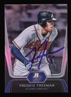 Freddie Freeman Signed 2012 Bowman Platinum #98 (PSA) at PristineAuction.com