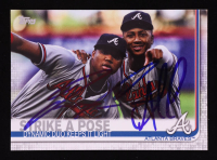 Ronald Acuna Jr. & Ozzie Albies Signed 2019 Topps #508 Strike a Pose (PSA) at PristineAuction.com
