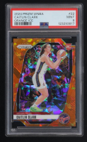 Caitlin Clark 2024 Panini Prizm WNBA Orange Ice #22 RC (PSA 9) at PristineAuction.com