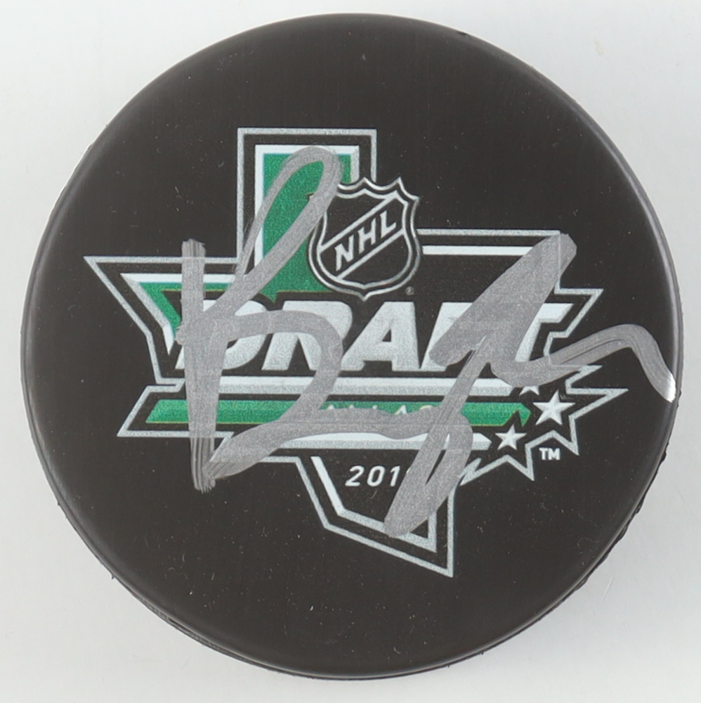 Brady Tkachuk Signed 2018 NHL Draft Logo Hockey Puck (Beckett) at PristineAuction.com Brady Tkachuk Signed 2018 NHL Draft Logo Hockey Puck (Beckett) at PristineAuction.com