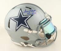 Tony Dorsett Signed Cowboys Full-Size Authentic On-Field Speed Helmet with Visors Inscribed "1977 OROY" (Beckett) at PristineAuction.com