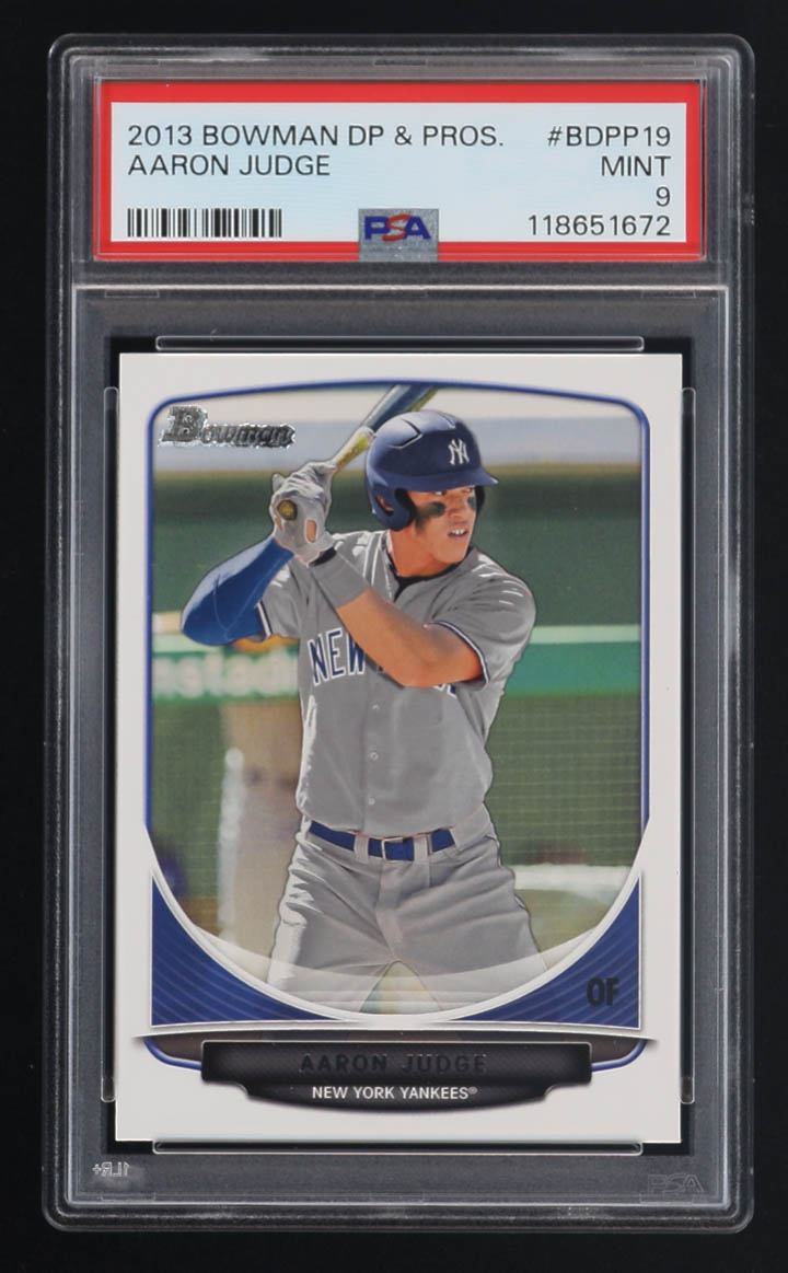 Aaron Judge 2013 Bowman Draft Draft Picks #BDPP19 RC (PSA 9) at PristineAuction.com Aaron Judge 2013 Bowman Draft Draft Picks #BDPP19 RC (PSA 9) at PristineAuction.com