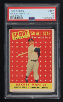Mickey Mantle 1958 Topps #487 AS TP (PSA 3) at PristineAuction.com