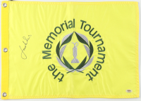 Jordan Spieth Signed The Memorial Tournament Golf Pin Flag (PSA) at PristineAuction.com
