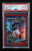 Jalin Hyatt 2023 Donruss Optic Red #279 #13/99 RR RC (PSA 10) at PristineAuction.com