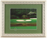 Augusta National Golf Course Custom Framed Photo Display with Masters Pin at PristineAuction.com