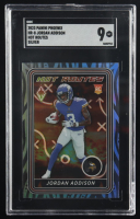 Jordan Addison 2023 Panini Phoenix Hot Routes Silver #HR-8 RC (SGC 9) at PristineAuction.com