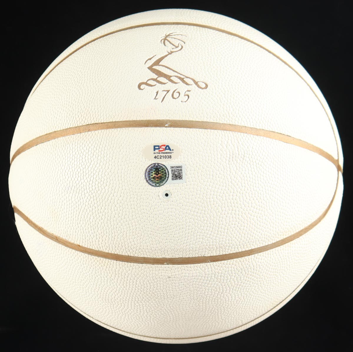 Magic Johnson & Larry Bird Signed NBA White Hennessy Logo Basketball with Display Case (Beckett & PSA) at PristineAuction.com Magic Johnson & Larry Bird Signed NBA White Hennessy Logo Basketball with Display Case (Beckett & PSA) at PristineAuction.com