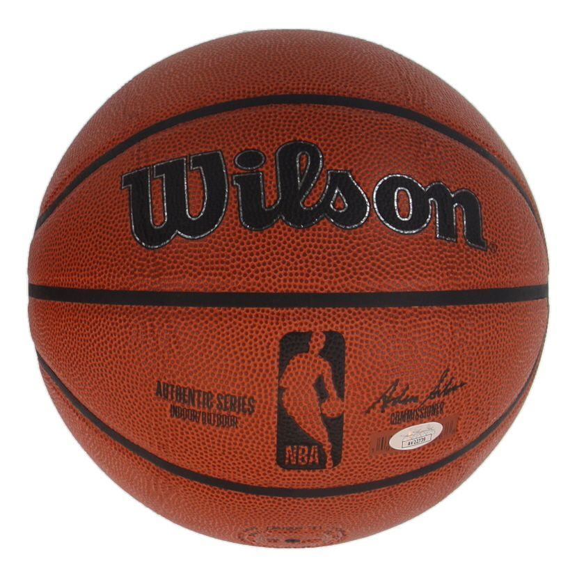 Giannis Antetokounmpo Signed NBA Basketball (JSA) at PristineAuction.com Giannis Antetokounmpo Signed NBA Basketball (JSA) at PristineAuction.com