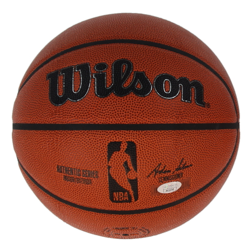 Giannis Antetokounmpo Signed NBA Basketball (JSA) at PristineAuction.com Giannis Antetokounmpo Signed NBA Basketball (JSA) at PristineAuction.com