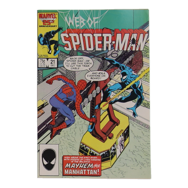 1986 "Web of Spider-Man" Issue #21 Marvel Comic Book at PristineAuction.com 1986 "Web of Spider-Man" Issue #21 Marvel Comic Book at PristineAuction.com