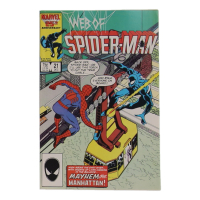 1986 "Web of Spider-Man" Issue #21 Marvel Comic Book at PristineAuction.com