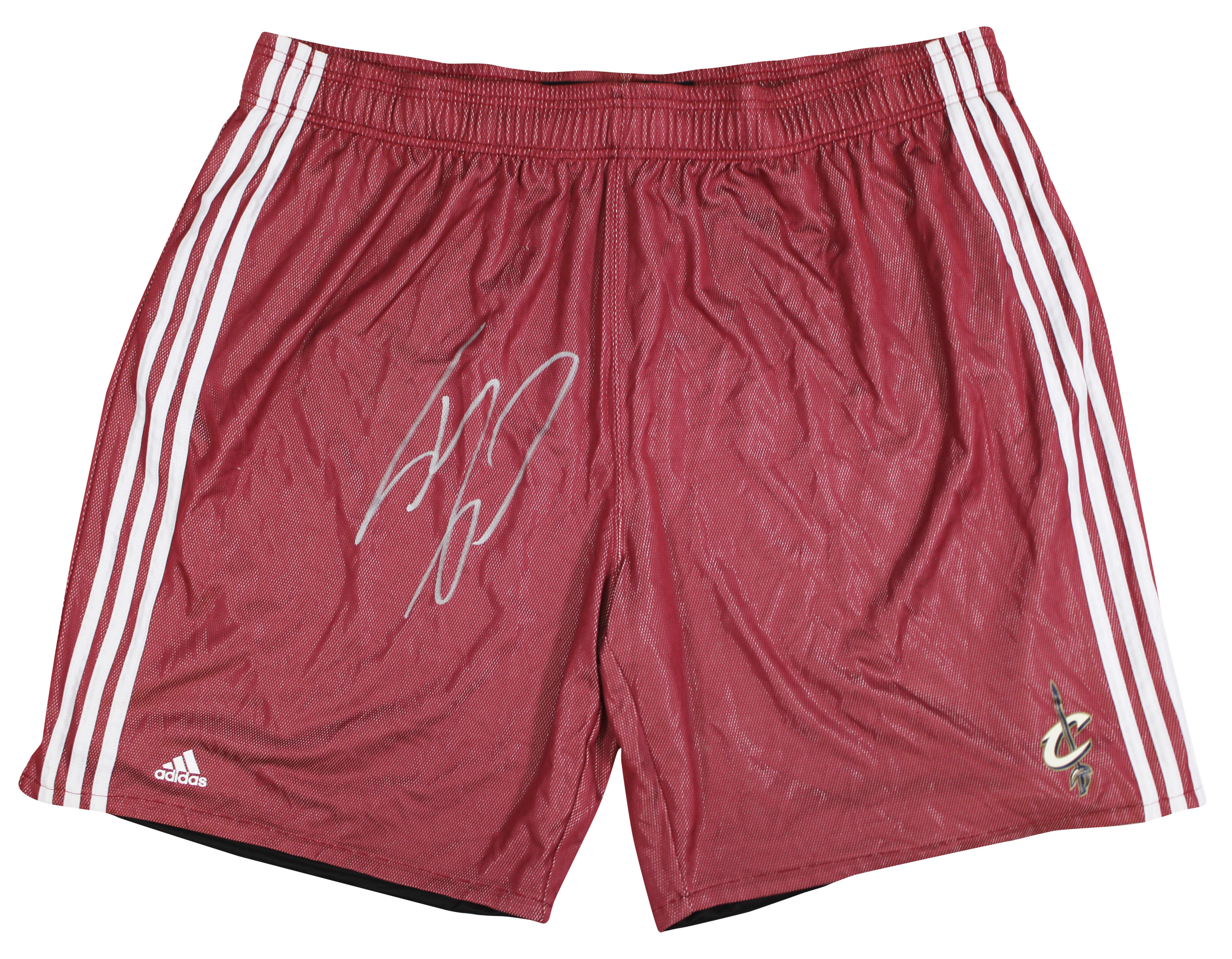 Shaquille O'Neal Signed Cavaliers Practice-Worn Adidas Basketball Shorts (Beckett) at PristineAuction.com Shaquille O'Neal Signed Cavaliers Practice-Worn Adidas Basketball Shorts (Beckett) at PristineAuction.com