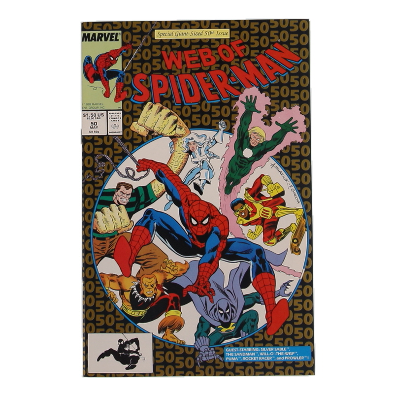 1989 "Web of Spider-Man" Issue #50 Marvel Comic Book at PristineAuction.com 1989 "Web of Spider-Man" Issue #50 Marvel Comic Book at PristineAuction.com