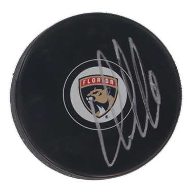 Aleksander Barkov Signed Panthers Logo Hockey Puck (Beckett) at PristineAuction.com Aleksander Barkov Signed Panthers Logo Hockey Puck (Beckett) at PristineAuction.com
