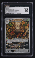 Shiftry 2024 Pokemon Scarlet and Violet Temporal Forces Illustration Rare #163 Holo (CGC 10) at PristineAuction.com