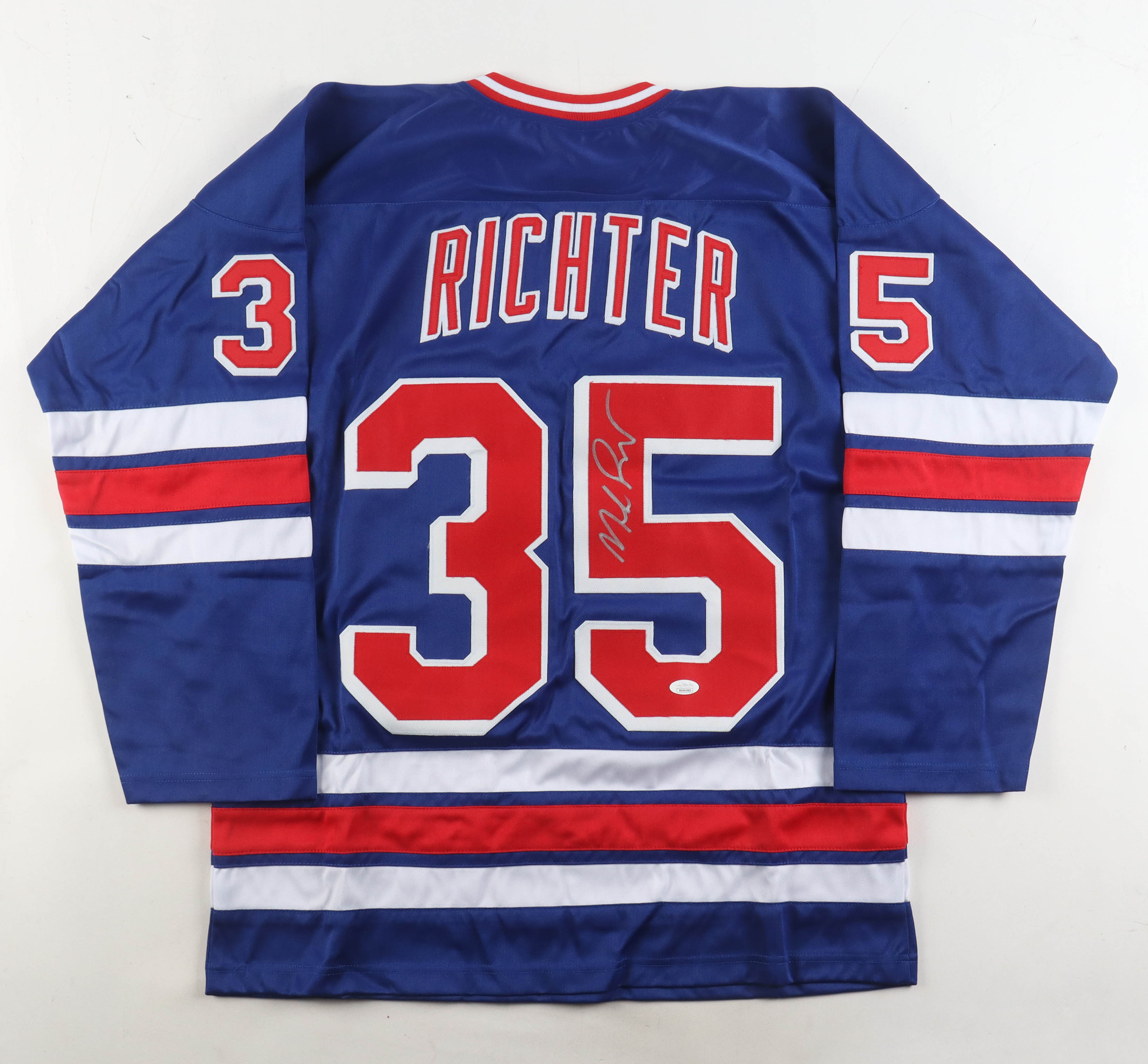 Mike Richter Signed Jersey (JSA) at PristineAuction.com Mike Richter Signed Jersey (JSA) at PristineAuction.com