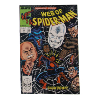 1989 "Web of Spider-Man" Issue #55 Marvel Comic Book at PristineAuction.com