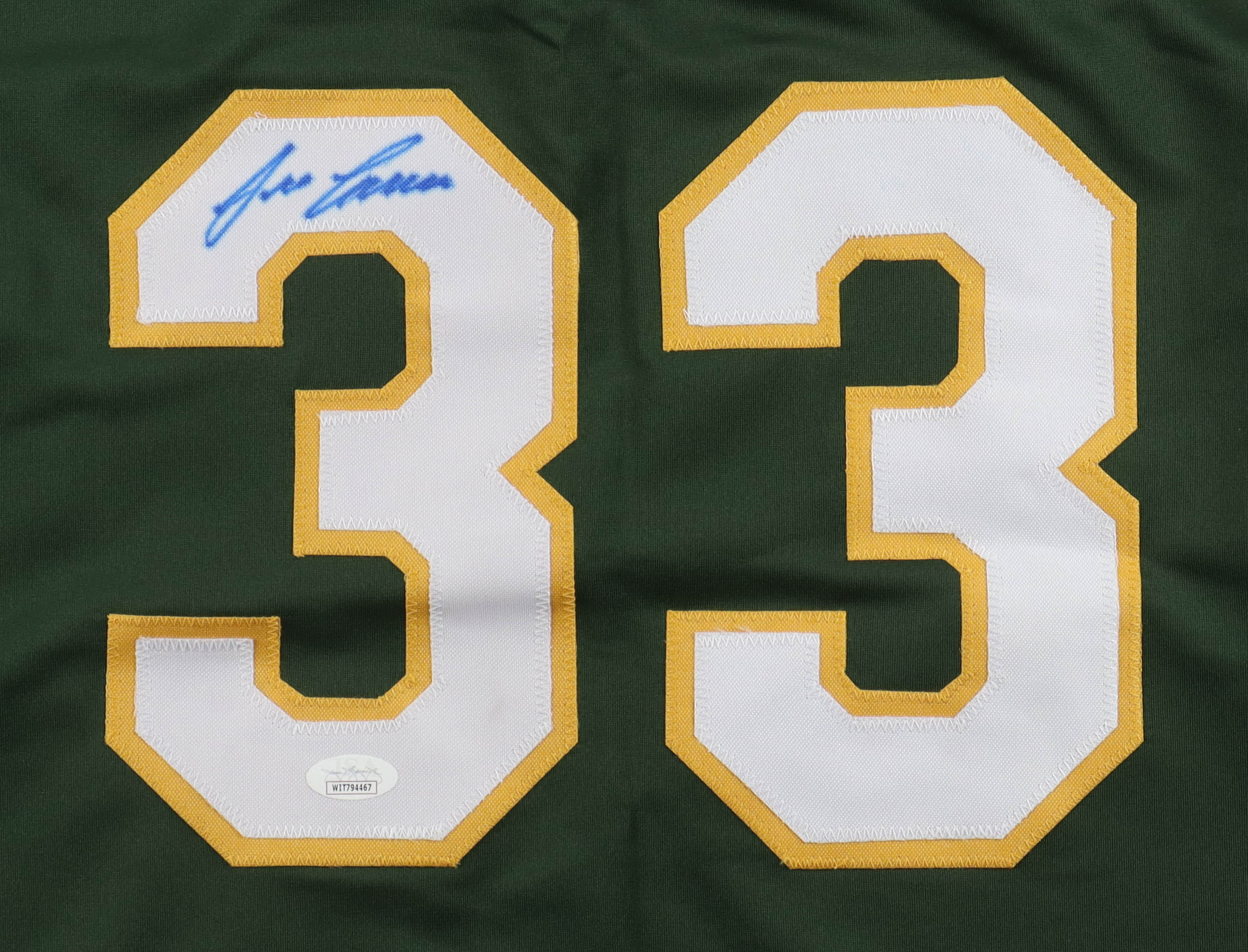 Jose Canseco Signed Jersey (JSA) at PristineAuction.com Jose Canseco Signed Jersey (JSA) at PristineAuction.com