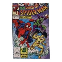 1990 "Web of Spider-Man" Issue #66 Marvel Comic Book at PristineAuction.com