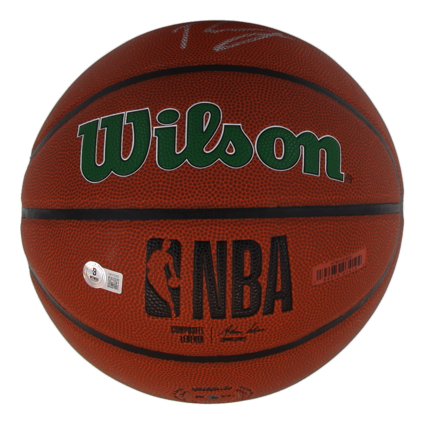 Kristaps Porzingis Signed Celtics Logo Basketball (Beckett) at PristineAuction.com Kristaps Porzingis Signed Celtics Logo Basketball (Beckett) at PristineAuction.com