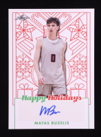 Matas Buzelis 2023 Leaf Happy Holidays Autograph #BAMB1 RC at PristineAuction.com