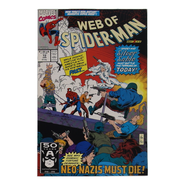 1991 "Web of Spider-Man" Issue #72 Marvel Comic Book at PristineAuction.com 1991 "Web of Spider-Man" Issue #72 Marvel Comic Book at PristineAuction.com