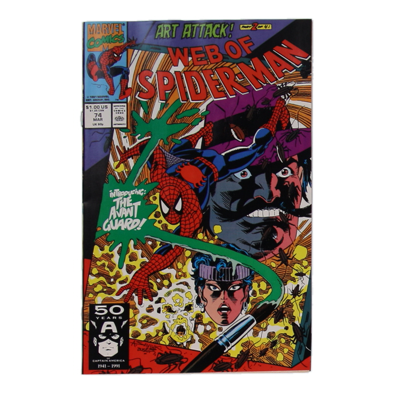 1991 "Web of Spider-Man" Issue #74 Marvel Comic Book at PristineAuction.com 1991 "Web of Spider-Man" Issue #74 Marvel Comic Book at PristineAuction.com