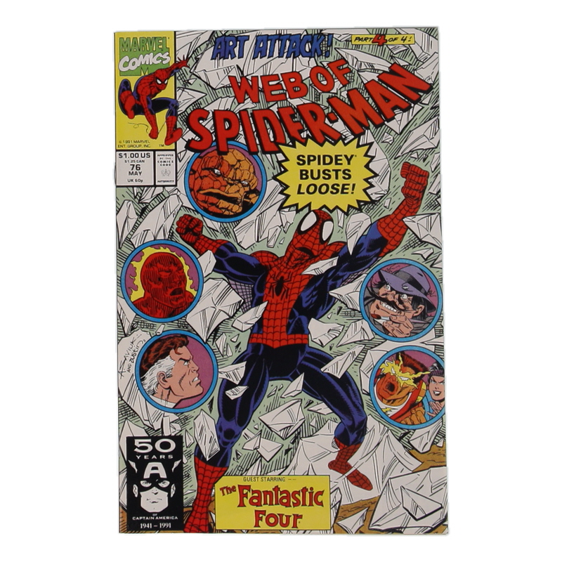 1991 "Web of Spider-Man" Issue #76 Marvel Comic Book at PristineAuction.com 1991 "Web of Spider-Man" Issue #76 Marvel Comic Book at PristineAuction.com