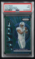 Tua Tagovailoa 2023 Panini Prizm Hype-Green Prizm #H1 (PSA 9) at PristineAuction.com