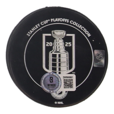 Aleksander Barkov Signed Panthers 2025 Stanley Cup Champions Logo Hockey Puck (Beckett) at PristineAuction.com Aleksander Barkov Signed Panthers 2025 Stanley Cup Champions Logo Hockey Puck (Beckett) at PristineAuction.com