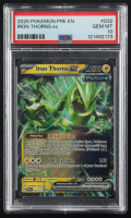 Iron Thorns ex 2025 Pokemon Prismatic Evolutions 032/131 (PSA 10) at PristineAuction.com