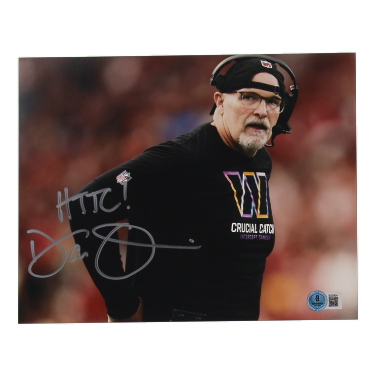 Dan Quinn Signed Commanders 8x10 Photo Inscribed "HTTC!" (Beckett) at PristineAuction.com Dan Quinn Signed Commanders 8x10 Photo Inscribed "HTTC!" (Beckett) at PristineAuction.com