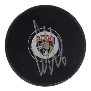 Aleksander Barkov Signed Panthers Logo Hockey Puck (Beckett) at PristineAuction.com Aleksander Barkov Signed Panthers Logo Hockey Puck (Beckett) at PristineAuction.com