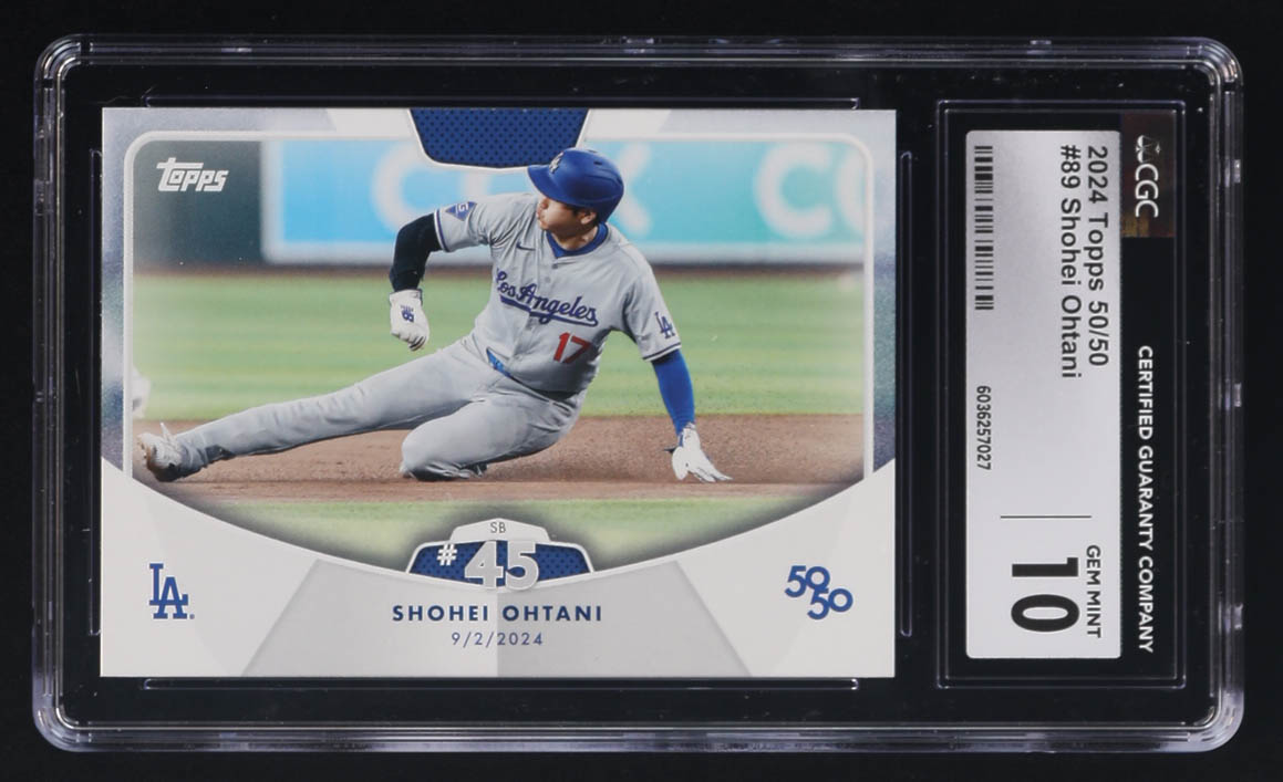 Shohei Ohtani 2024 Topps 50/50 #89 (CGC 10) at PristineAuction.com Shohei Ohtani 2024 Topps 50/50 #89 (CGC 10) at PristineAuction.com