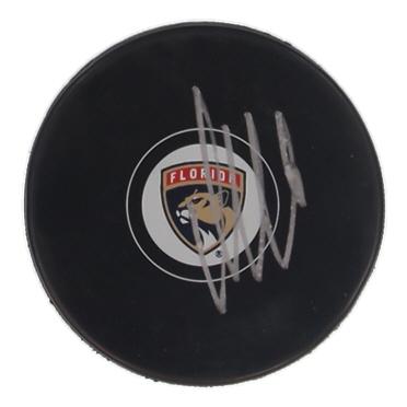 Aleksander Barkov Signed Panthers Logo Hockey Puck (Beckett) at PristineAuction.com Aleksander Barkov Signed Panthers Logo Hockey Puck (Beckett) at PristineAuction.com